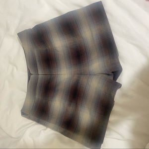 Plaid skort